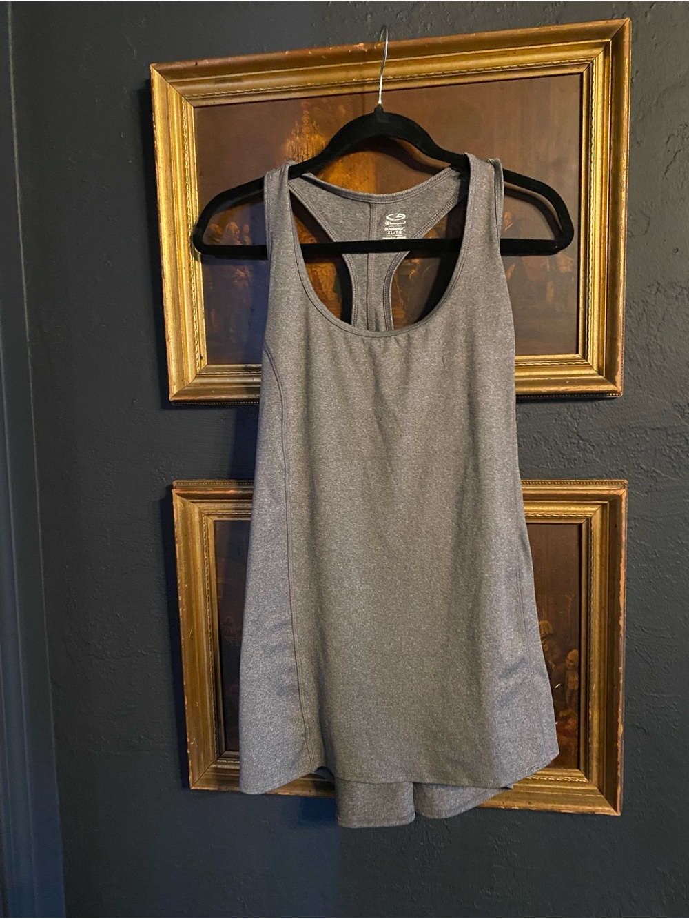 Champion Gray Racerback Tank Top